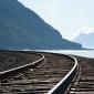 Alaska railroad track